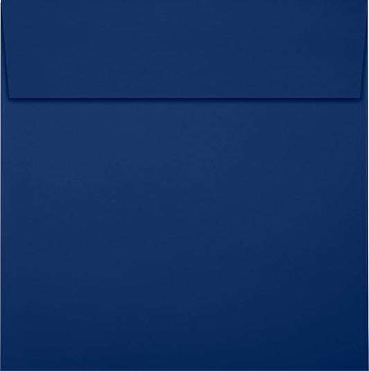 LUXPaper Square Invitation Envelopes | Peel & Press | 6" x 6" | Navy Blue | 80lb. Text | 50 Qty