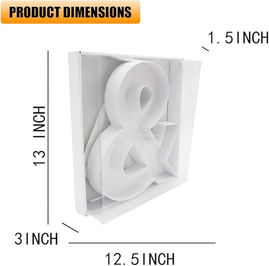 12" Fillable Cardboard Letter Charcuterie Gift Cupcake Box With Cover Sweets Packaging (&)