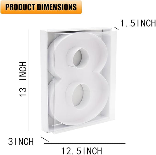12" Fillable Cardboard Letter Charcuterie Gift Box With Cover Sweets Packaging (8)