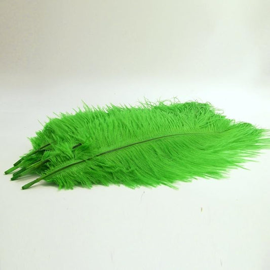 KOLIGHT® 40pcs 12''~14''(30~35cm) Natural Ostrich Feathers for DIY Home Wedding Party Office Decoration (Green)