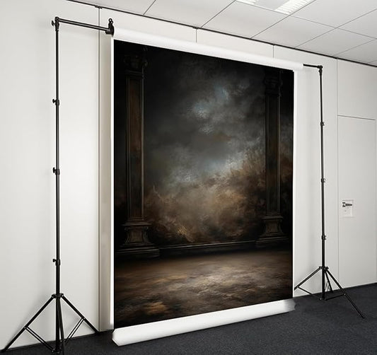6.5x10ftDark Vintage Photography Backdrops Portrait Photo Backdrop Wedding Bridal Show Birthday Background for Studio Props