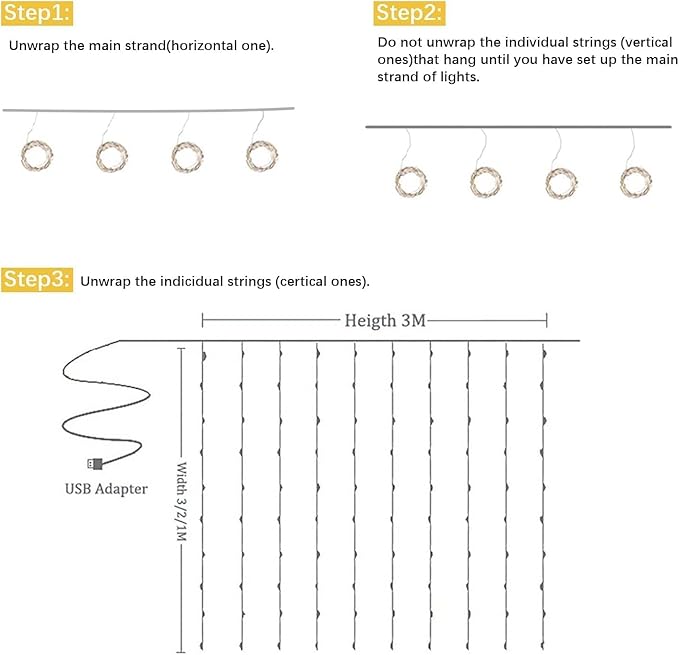 Black Tulle Backdrop Curtain with Lights String for Parites 20ft×8ft Black Sheer Backdrop Curtains for Baby Shower Wedding Bridal Shower Birthday Party Photo Shoot Decorations(4 Panels 5×8ft)