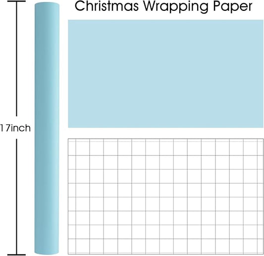 Garbendy Gift Wrapping Paper Roll-Solid Color Pearly-Lustre Paper,Perfect for Wedding, Valentine's Day,Birthday, Christmas,Baby Shower, Party - 17 Inch X 33 Feet