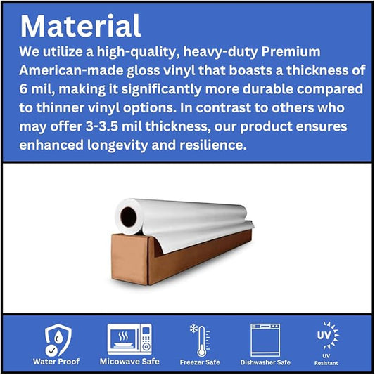 Avgrafx Personalized Die Cut Individual Vinyl Stickers Labels, Waterproof Dishwasher Safe, Made USA, Tearproof Your Design or Image
