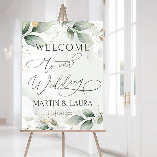Personalized Wedding Welcome Sign, Flowers Wedding Welcome Sign, Wedding Welcome Sign, Custom Wedding Sign, Welcome To Our Wedding Sign, Flowers Wedding Board, Wedding Decorations Signs # 18
