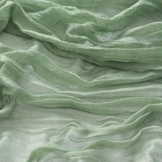 MLMW 4 Pack Sage Green Table Runner Cheesecloth Boho Gauze Rustic Cheese Cloth Table Runner 160 inch Sheer 13.3ft for Wedding Party Baby Bridal Shower Birthday