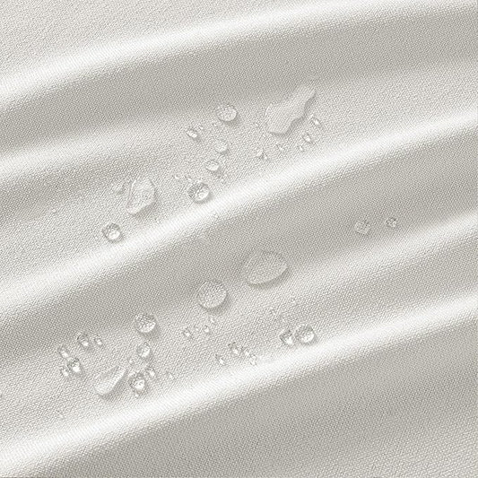 MIULEE White Linen Tablecloth 60x84 Inch Rectangle Table Cloth Waterproof,Stain Resistant & Wrinkle Resistant for Dining Party Wedding