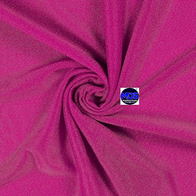 MDS Halloween Chiffon Draping Fabric - 2 Panel, 30" Wide x 30ft Long - Sheer Spooky Arbor & Canopy Drapery for Haunted House Backdrops, Party Ceilings, DIY Costumes & Themed Events - Magenta
