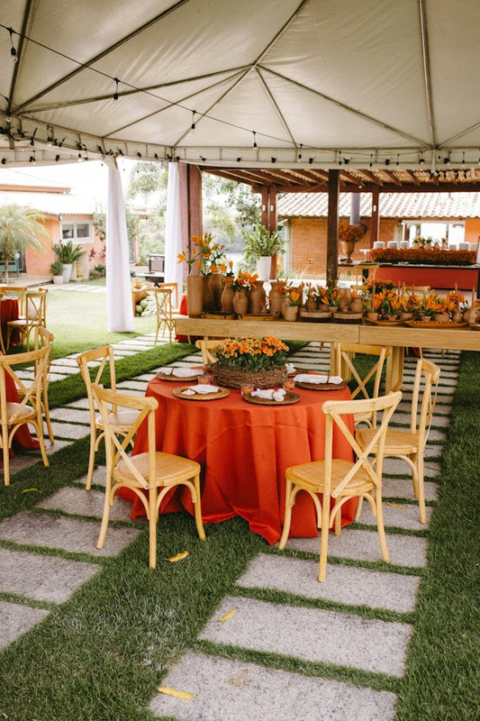 Beige, Champagne, Silver Gray, and Light Gray Tablecloths: Building a Neutral Table Setting
