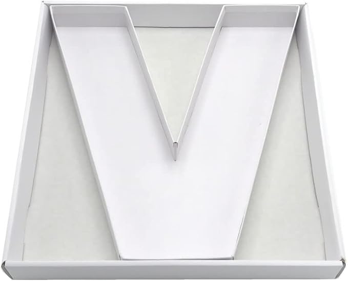 12" Fillable Cardboard Letter Charcuterie Gift Cupcake Box With Cover Sweets Packaging (V)