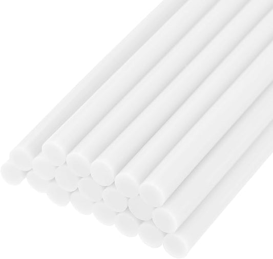 uxcell 20pcs Hot Glue Sticks for Glue Gun 11mm/0.43-inch x 4-inch Mini Hot Melt Adhesive Glue Stick Cream