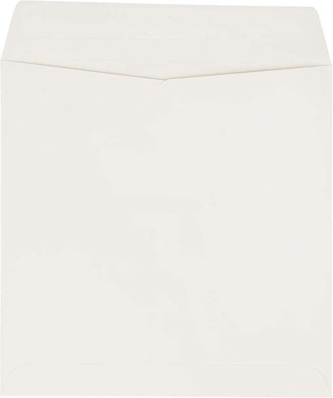 LUXPaper Square Invitation Envelopes | Peel & Press | 8" x 8" | Natural | 70lb. Text | 50 Qty