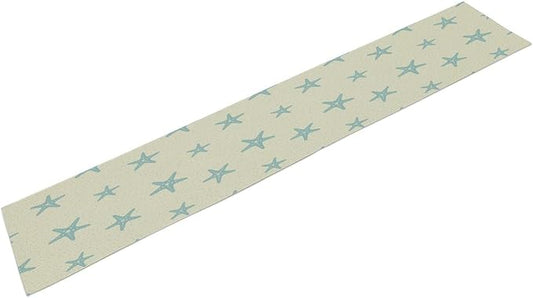 Sea Turtle Table Runner Marine Life Starfish Nautical Blue Green Ocean Theme Kitchen Table Decorations for Indoor Outdoor Home Party Decorations 13 * 120 Inch