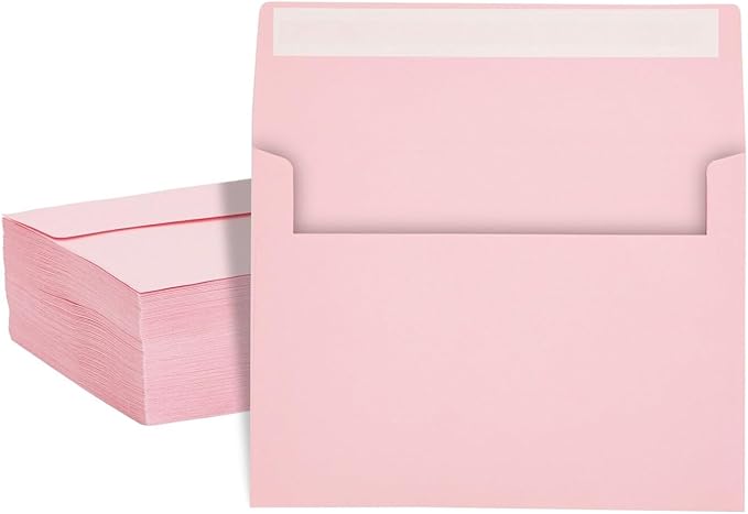 A7 Invitation Envelopes - Peel & Press - 24lb Heavy Duty Envelopes for Wedding Baby Shower Birthday Invitations - 5 1/4" x 7 1/4" (Pastel Blue, 500)