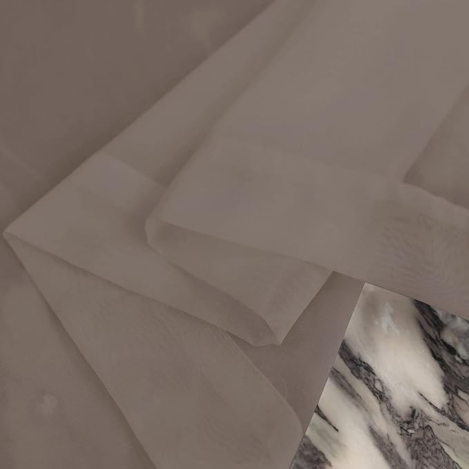 Window Light Grey Sheer Curtains 48 Inches Width 84 Inches Long 2 Panels Sheer Curtain Clear Curtains Basic Rod Pocket Panel for Home Living Room Bedroom Kids Room Yard Patio Parlor Sliding
