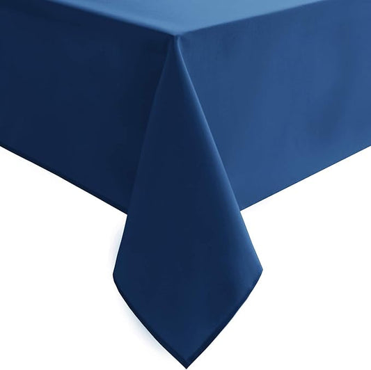 Hiasan Table Cloth Rectangle - Waterproof and Washable Fabric Tablecloth for Dining Room Kitchen and Outdoor Use, Royal Blue, 70 x 120 Inch