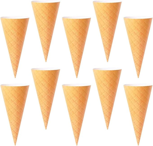 LUOZZY 10PCS Ice Cream Cone Flower Bouquet Wrapping Paper Petal Cones For Special Occasions 48x35cm Floral Arrangement Material For Pretty Bouquets