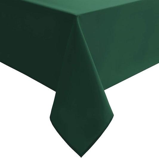 Hiasan Square Tablecloth - Spillproof and Waterproof Washable Table Cloth for Dining Room Kitchen Birthday Party, Hunter Green, 30 x 30 Inch