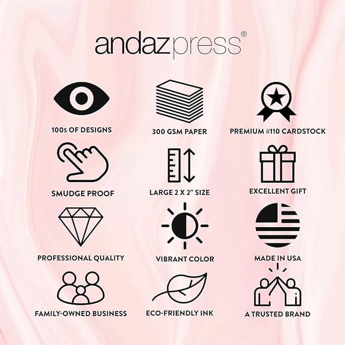 Andaz Press Personalized Fancy Frame Square Birthday Gift Tags, Metallic Gold Ink, Thanks for Coming to Madison's 10th Birthday Block Style, 24-Pack, Custom Made Name Age