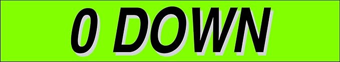 Ez-line Vinyl Windshield Stickers 3 Dozen 15 Inch Chartreuse Slogan Dealership Pro Pack for Car Lots (EZ115-Pack1)