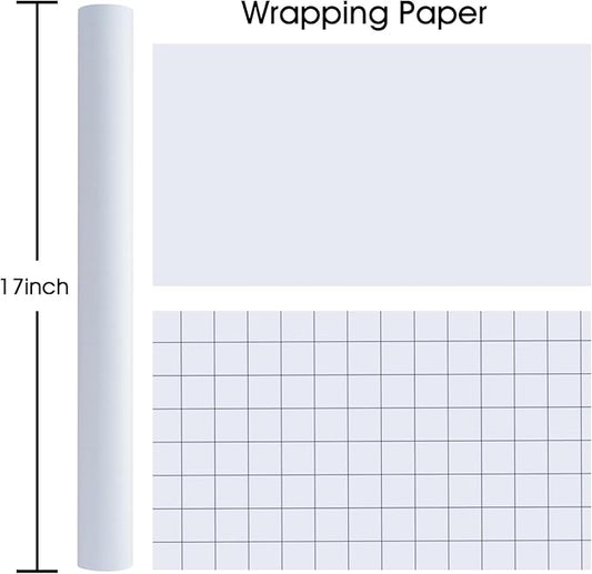 Garbendy Gift Wrapping Paper Roll-Solid Color Pearly-Lustre Paper,Perfect for Wedding, Valentine's Day,Birthday, Christmas,Baby Shower, Party - 17 Inch X 33 Feet