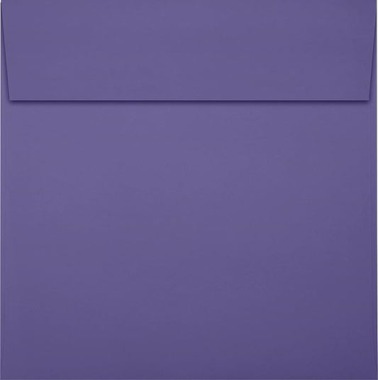 6 x 6 Square Envelopes - Wisteria Purple (50 Qty.)