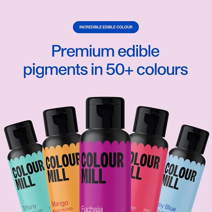 Colour Mill Aqua Blend Water-Based Food Coloring, 20 Milliliters Baby Pink