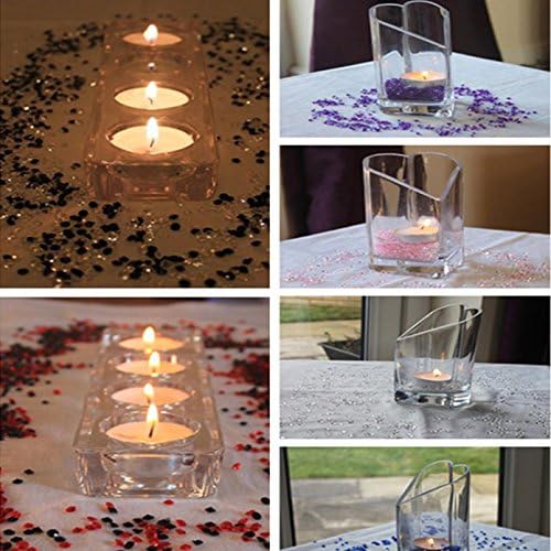 10000 pcs/Pack Wedding Table Scatter Confetti Crystals Acrylic Diamonds Vase Fillers 4.5 mm Rhinestones for Wedding, Bridal Shower, Vase Beads Decorations (Dark Purple)