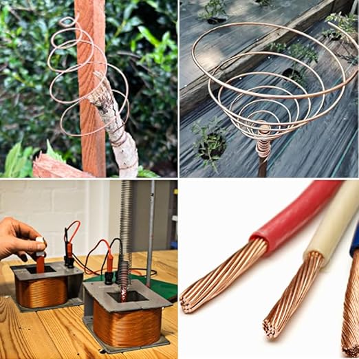 26 Gauge 426 Feet 5 oz 99.9% Dead Soft Copper Wire for Electroculture Gardening, Jewelry Making, Beading, Science Projects, DIY Artwork, Pure Bare Copper Wire