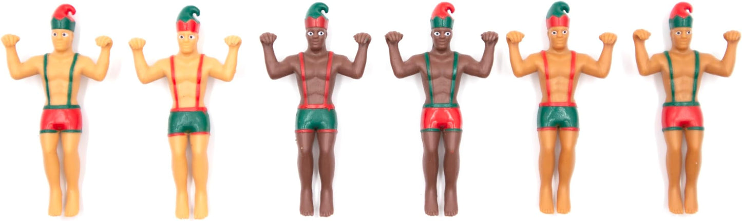 NPW Elf Buddies Drink Markers (Elf Buddies), Wine Glass Charms, Holiday Office Party, Christmas Family Get Together, Novelty Drinkware, White Elephant Gift and More, Christmas In July Decorations