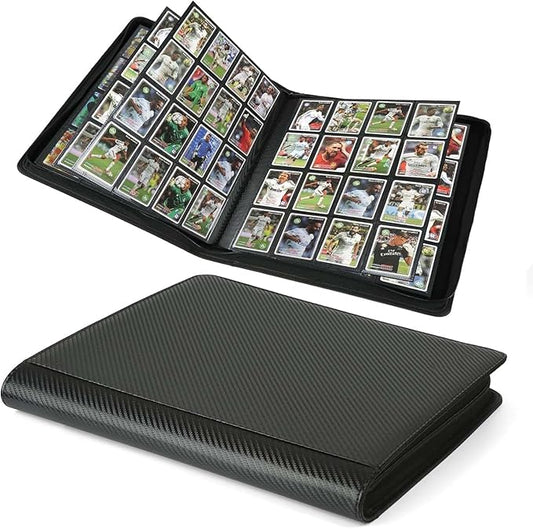 Premium Ringless Trading Card Binder - 1024 Capacity, 16 Side-Loading Pockets per Page, Archival Quality Protection & Anti-Slip Spine for TCG, MTG, Sports Cards (Ecru)