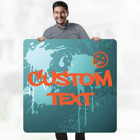 Custom Sign, Custom Street Sign, 11 Font Colors, 13 Font Styles, 4 Hole Options, 22 Sizes, 36x36 Inches, Rust Free DiBound, Fade Resistant, Made in USA by My Sign Center (Graffiti)