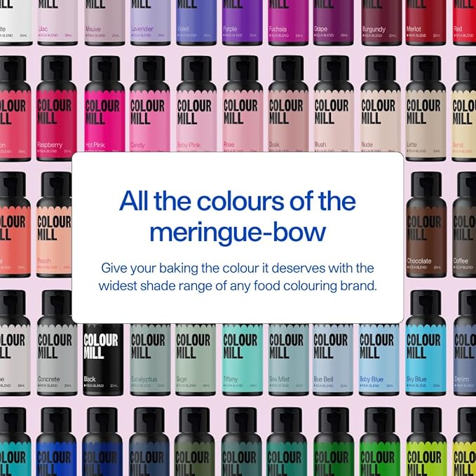 Colour Mill Aqua Blend Water-Based Food Coloring, 20 Milliliters Fuchsia