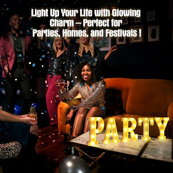 Light Up Letters Q,LED Sign Marquee Letters 26 Alphabet for Party Birthday Name,Wedding,Christmas Decorations,Personalized Name Sign Letter for Centerpieces Table and Wall Decor