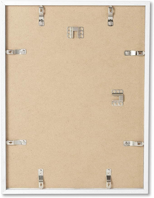 Opposite Wall - 12x18 in - White Oak Wood Picture Frame - Lightweight, Versatile & Shatterproof - Wall Hanging Poster or Photo Frame - Wall Decor for Office, Gallery & Home