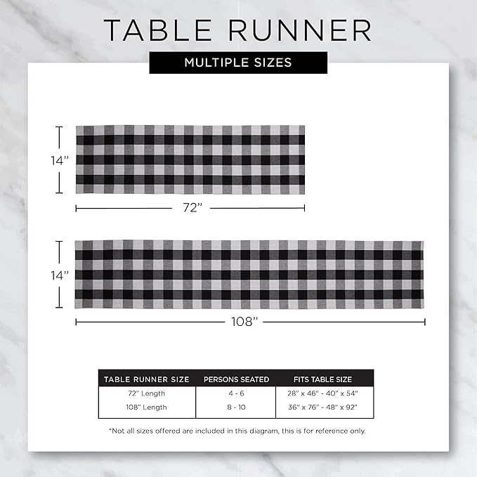 DII Woven Basic Tabletop Collection Chevron Table Runner, 15x72, Cinnamon