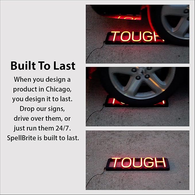 SpellBrite CRAFT BEER Sign | Beer-Related Sign with Neon Look, White LED Light Source | 20.5" x 15.0"