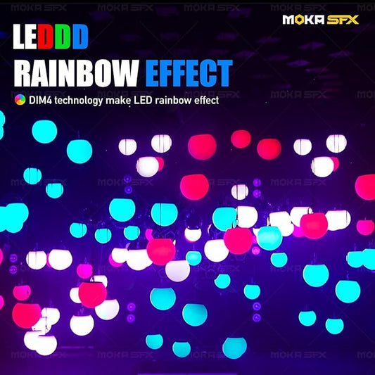 3D LED Light Lifting System DMX RGB LED Light Lift Ball Wave Effect Winch Colorful Kinetic Stage Light Ball for DJ Disco