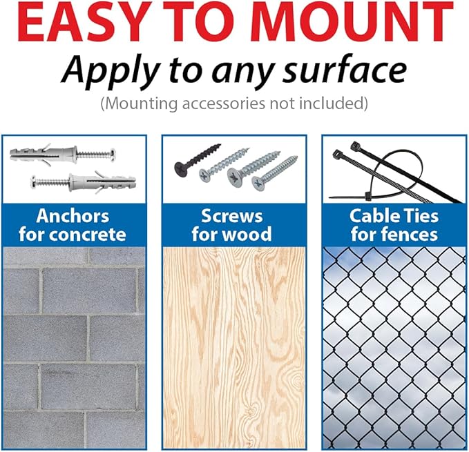 Custom OSHA Style Notice Sign 7" x 10" Plastic Sign, Customizable "Your Text Here", by AccuformNMC Made in USA
