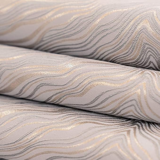 Avigers 12 x 90 Inch Decorative Luxury Abstract Striped Silver Gray Table Runners with Tassels for Home Living Room Bedroom Art Decor Wedding
