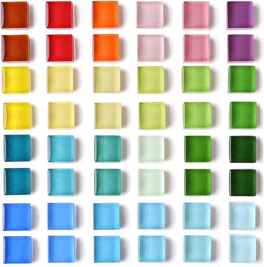 48 Refrigerator Magnets Cute Fridge Magnets for Whiteboard, Locker | Colorful Magnets Glass Decorative Magnets for Office Kitchen (24 x 2)