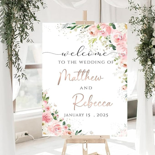 Welcome To Our Wedding Sign, Wedding Decorative Signage, Wedding Memorial Table Sign, Wedding Shower Sign, Wedding Signs For Ceremony And Reception