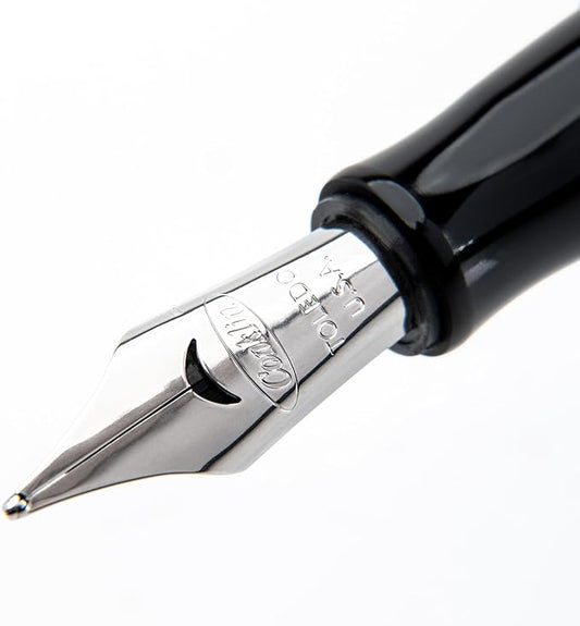 Conklin Duragraph Fountain Pen Ice Blue - Broad Nib, Elegant Writing Instrument with Cool Blue Finish
