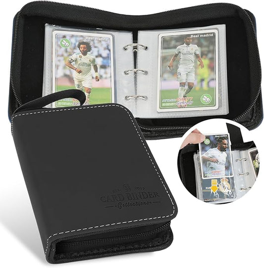 Trading Card Binder, Card Collection Binder Album Folder with 80 Side Loading Pockets, 1 Pocket Trading Card Album Folder for TGC,MTG, Baseball Cards, Yugioh