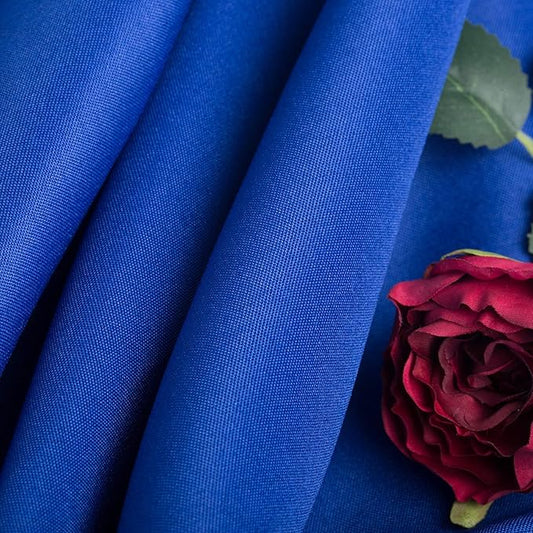 Ascoza 2pack 70 Inch Royal Blue Round Tablecloth in Washable Polyester Fabric for Wedding/Banquet/Restaurant/Parties