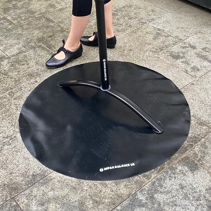 Marley Dance Floor- Ideal for Ballet, Jazz, Tap, and Party Dancing for All Ages- Non-Slip Dance Floor for Smooth Flooring - Ballet Floor for Home, Studio and Outdoor Dance Floor