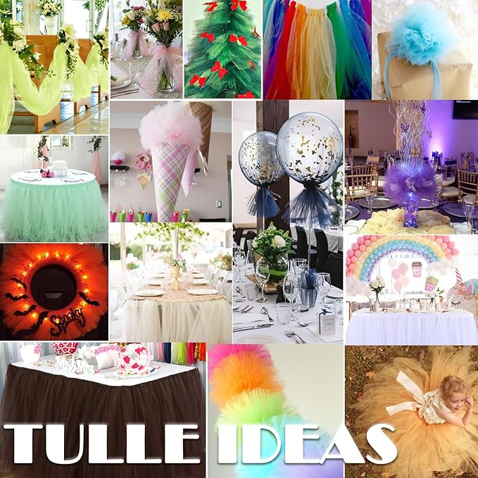 Pink Tulle Fabric Rolls 54 Inch by 40 Yards Tulle Bolt Spool for Wedding Decorations DIY Tutu Baby Shower Table Skirt Ceiling Decor Birthday Party Craft Supplies