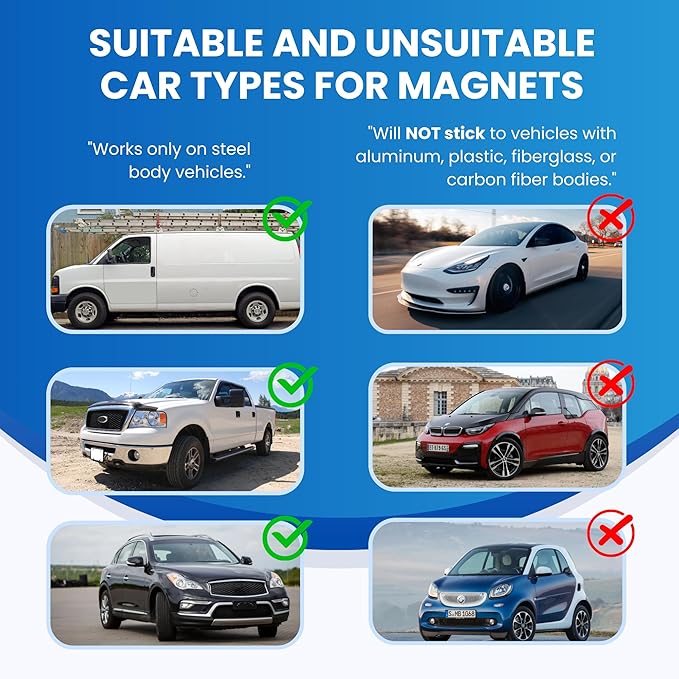 2 Pack (20in x 30in) Large Custom Car Magnets for Businesses –Full Color Large Magnetic Signs for Vans, Trucks, and Dumpsters. Personalized Business Magnets for Vehicles and Outdoor Advertising