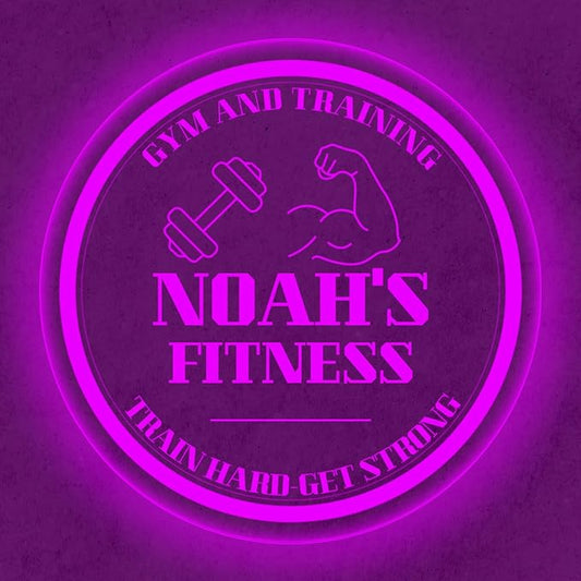 Custom Gym LED Sign – Personalized Color Changing Acrylic Wall Decor for Home Gym, Workout Room, or Man Cave (Gym, 12 INCHES)
