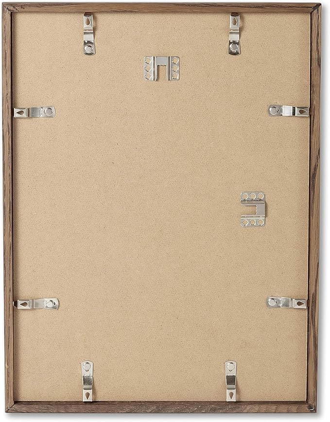 Opposite Wall - 9x12 in - Dark Oak Wood Picture Frame - Lightweight, Versatile & Shatterproof - Wall Hanging Poster or Photo Frame - Wall Decor for Office, Gallery & Home